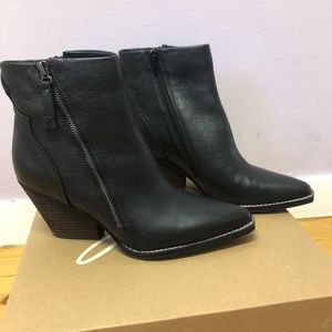 Brand New Zodiac Ramona Black Leather Bootie